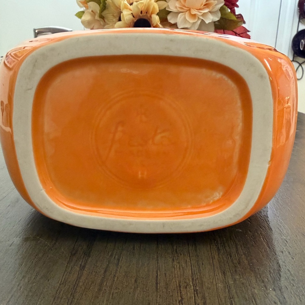 Fiesta Tangerine large disc pitcher - Picture 4 of 4